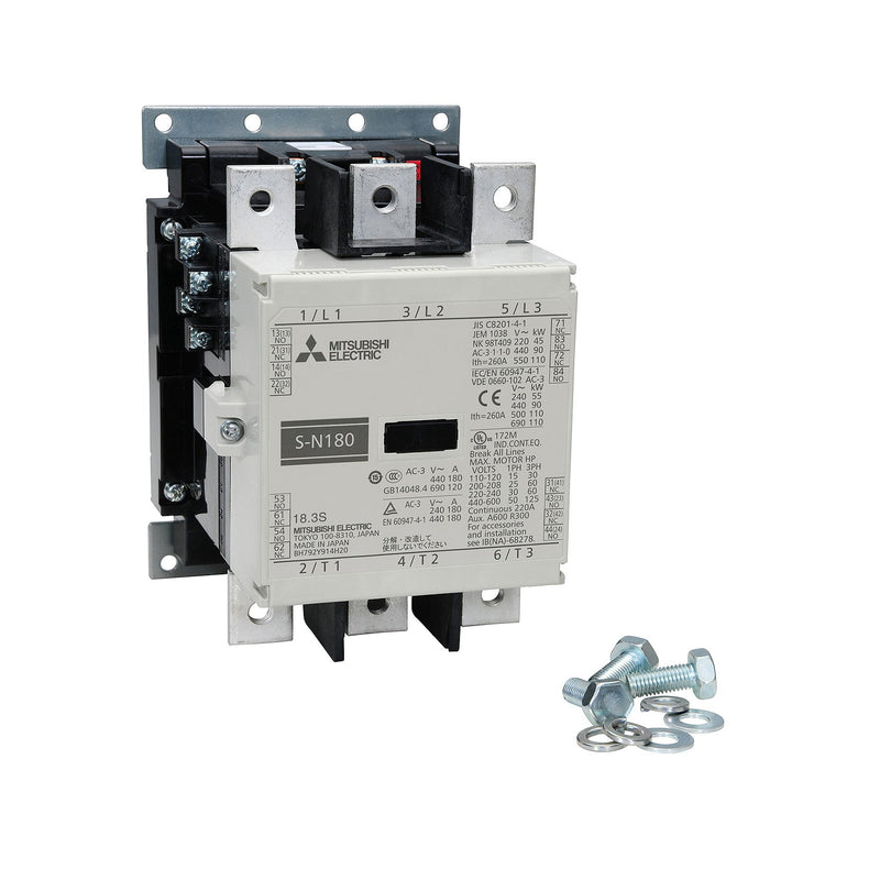 Mitsubishi Electric - Leistungsschütz zum Schalten von Wechselstrom Leistungsschütz S-N180 AC200V