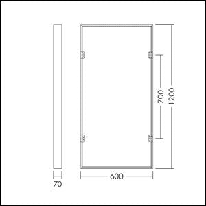 THORNeco - Mechanisches Zubehör/Ersatzteile für Leuchten Aufbaurahmen TECO SURFA #96701908