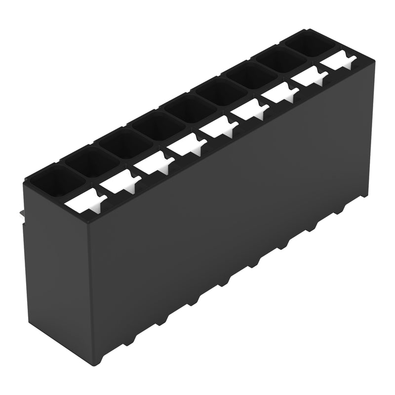 WAGO - Leiterplattenklemme THR-Leiterplattenklemme 2086-1229/300-000 Drücker,1,5mm²,sw − 96 Stück
