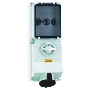 Bals Elektrotech - CEE-Steckdose abschaltbar, abgesichert (IEC 60309) Wandsteckdose abschaltbar 17530 verriegelt abgesich