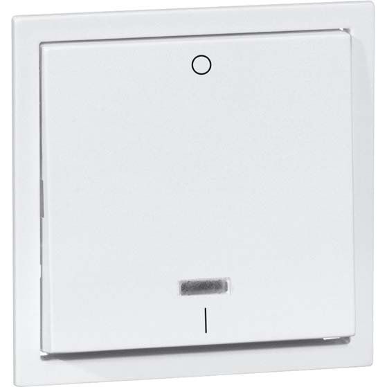 Peha - Abdeckung/Bedienelement für Installationsschalterprogramme Wippe D 20.542.192 GLK tief/sw