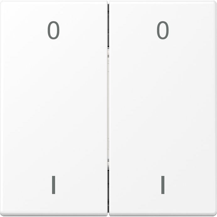 Jung - Sender/Fernbedienung für Installationsschalterprogramme Funk-Wandsender 4-Kanal ENO LS 995-01 WWM schneeweiß matt − 1 Stück