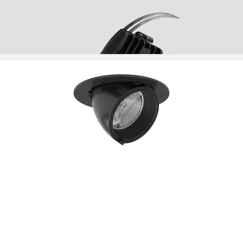 RZB - Downlight/Strahler/Flutlicht LED-Einbaustrahler 911581.003.1 940, schwarz
