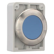 Eaton - Frontelement für Drucktaster Drucktaste RMQ-Titan M30I-FDR-B flach rastend blau