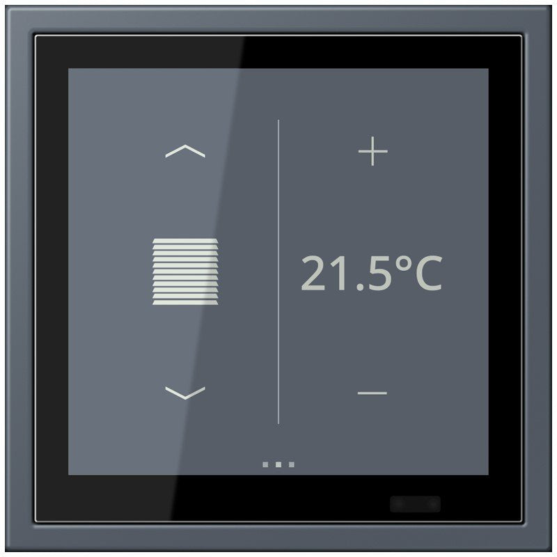 Jung - Bussystem-Mehrfach Bediengerät KNX Raumcontroller LCZ 459 BFD1S 262 gris fonce 59