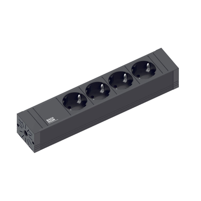 Bachmann - Mehrfachsteckdose Steckdosenleiste 420.0017 4xSchutzk.2m
