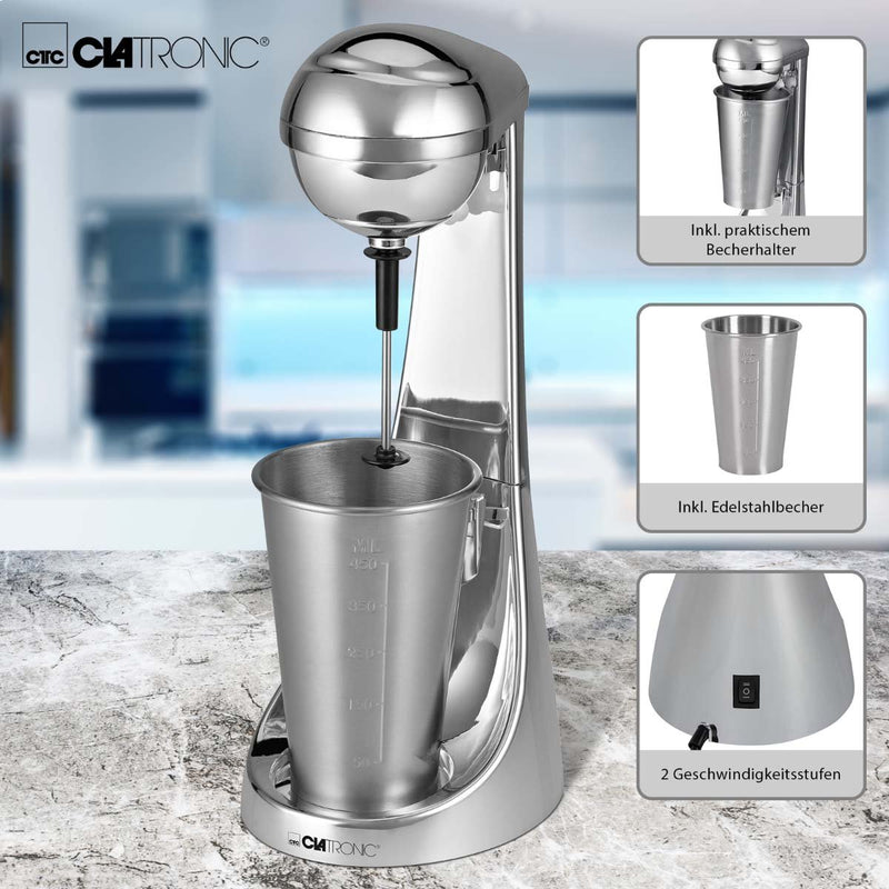 CLATRONIC - Rühr-/Mixgerät Barmixer CTC BM 3472 chrom − 6 Stück