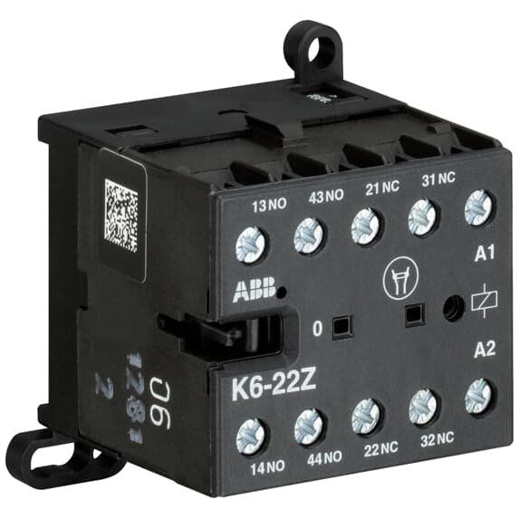 ABB Stotz S&J - Hilfsschütz, Relais Kleinhilfsschütz K6-22Z-110AC