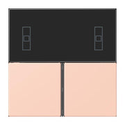 Jung - Abdeckung/Bedienelement für Installationsschalterprogramme Tastensatz 3fach LC 4093 TSA 234 locre rouge clair