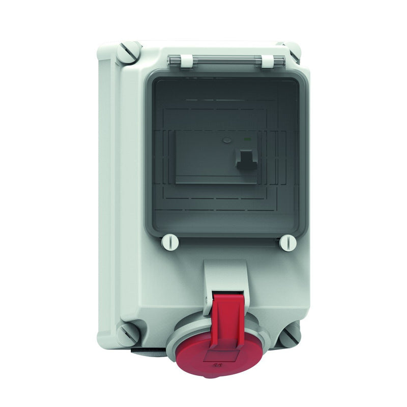 Bals Elektrotech - CEE-Steckdose abschaltbar, abgesichert (IEC 60309) Wandsteckdose abgesichert 15147 32A 5p 400V 6h IP44