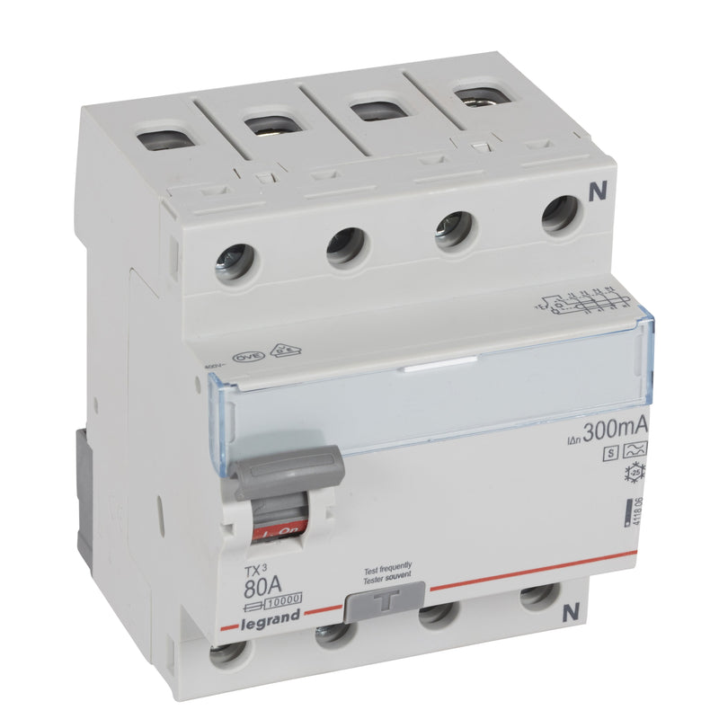 Legrand - Fehlerstrom-Schutzschalter Fehlerstromschutzschalter Legrand 411806 80A, 4-polig, 300mA