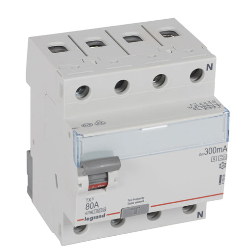 Legrand - Fehlerstrom-Schutzschalter Fehlerstromschutzschalter Legrand 411806 80A, 4-polig, 300mA