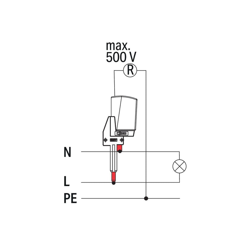 WAGO - Testadapter für Reihenklemmen N/L-Prüfadapter 2003-499