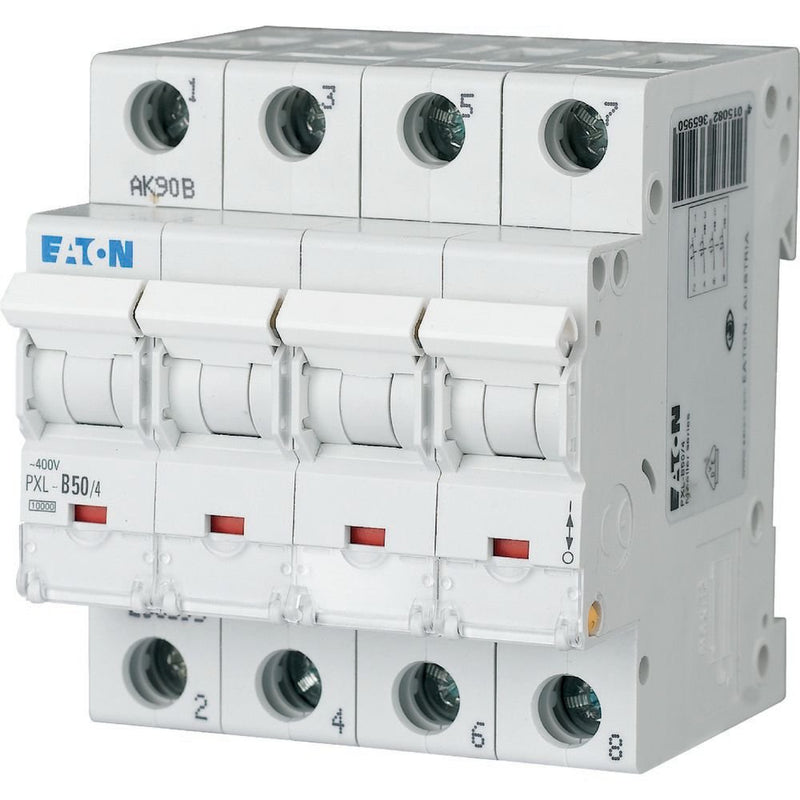 Eaton - Leitungsschutzschalter Leitungsschutzschalter PXL-C50/4 50A, 4p,Steckkl. C