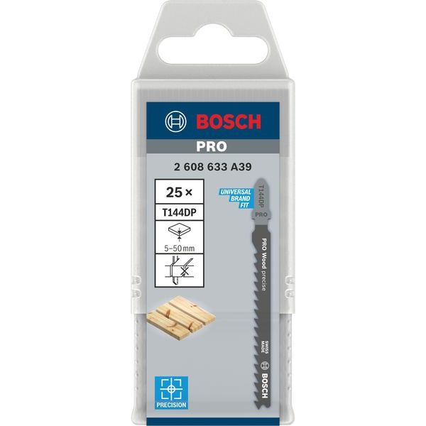 Bosch - Stichsägeblatt PRO Wood precise T144DP 2608633A39 Stichsägeblatt 100