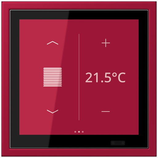 Jung - Bussystem-Mehrfach Bediengerät KNX Raumcontroller LCZ 459 BFD1S 229 rouge carmin