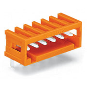 WAGO - Leiterplattensteckverbinder THT-Stiftleiste Lötstift 734-269 1,0x1,0,abgew.,or − 100 Stück