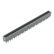 WAGO - Leiterplattensteckverbinder THT-Stiftleiste Lötstift 231-184/001-000 1,2x1,2,gerade,grau − 50 Stück