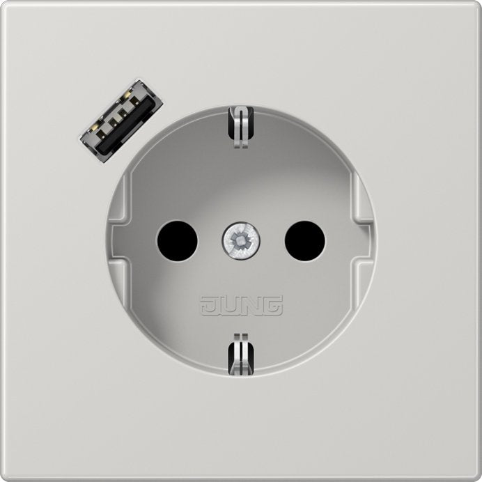 Jung - Steckdose SCHUKO Steckdose LS 1520-18 A LG mit USB Typ A