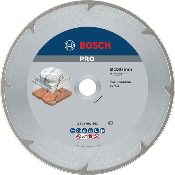 Bosch - Trenn-/Schleifscheibe Diamanttrennscheibe 2608602693 PRO Marble