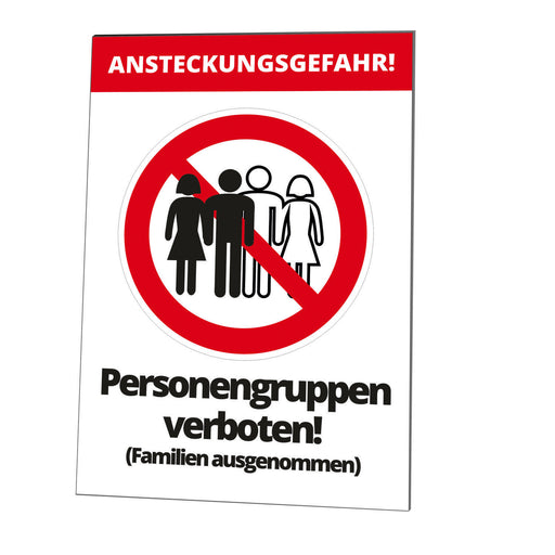 Cimco Werkzeuge - Warn-/Hinweisschild Warntafel 182814 Verb.Personengruppen