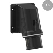 Walther Werke - CEE-Gerätestecker (IEC 60309) CEE NEO Anbaugerätestecker FW731501CC schräg 32A 5P 1h