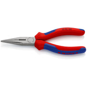 Knipex - Flachzange Flachrundzange 25 02 160 SB mit Schneide, 160mm