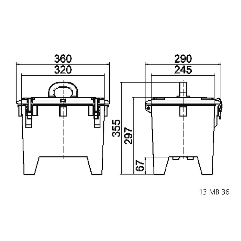 Bals Elektrotech - CEE-Steckdosen-Kombination (IEC 60309) CEE-Steckdosen-Kombination 5204217