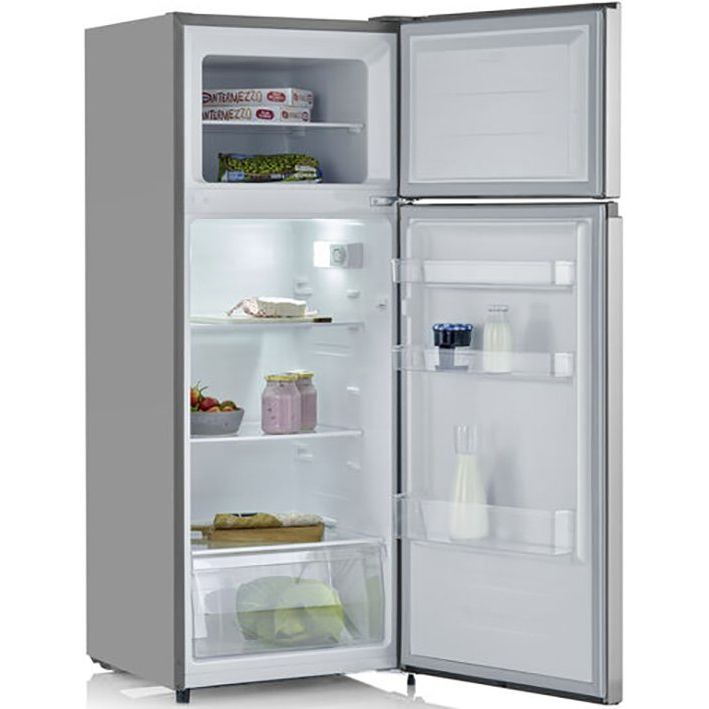 Severin - Kühlschrank Doppeltür-Kühlgerät DT 8761 si 205L (164/41)