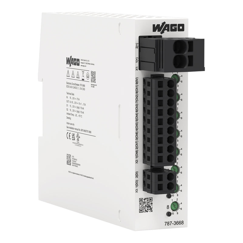 WAGO - Stromüberwachungsgerät Elektron. Schutzschalter 787-3668 DC 24 V