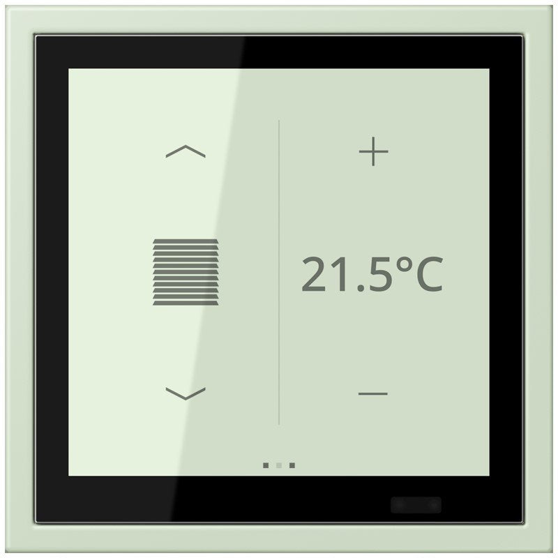 Jung - Bussystem-Mehrfach Bediengerät KNX Raumcontroller LCZ 459 BFD1S 218 vert anglais pale