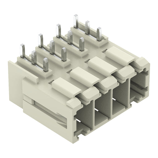 WAGO GmbH & Co. KG - Leiterplattensteckverbinder THT-Stiftleiste 831-3644 abgewinkelt,lgr − 24 Stück