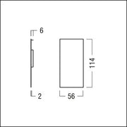 Zumtobel Group - Mechanisches Zubehör/Ersatzteile für Leuchten Abschlussplatte SUI 3PH/L3 #60211025