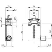 Schmersal - Einzelpositionsschalter Positionsschalter PS116-Z12-STR-K200