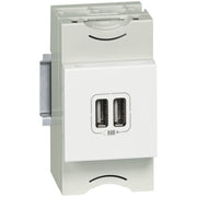 Legrand - Zubehör/Ersatzteile für modulares Anschlusssystem Hutschienenadpter Legrand 412950 DX3 MSC, 2,5-mod. gr