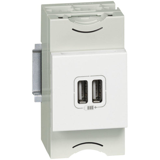 Legrand - Zubehör/Ersatzteile für modulares Anschlusssystem Hutschienenadpter Legrand 412950 DX3 MSC, 2,5-mod. gr
