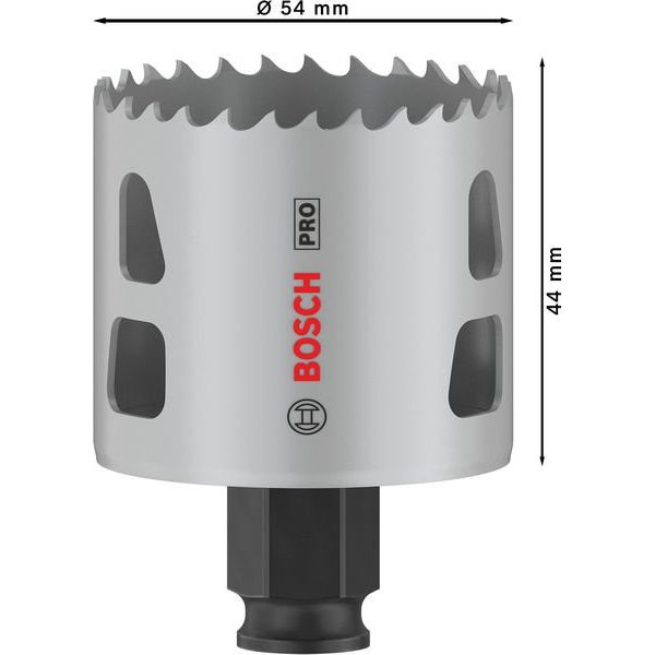Bosch - Lochsäge PRO Multi Material PC Plus 2608594390 Lochsäge, 54 mm