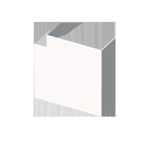 Unex - Flachwinkel für Leitungführungskanal Flachwinkel 73210-2 rws 30x40 U24X − 6 Stück