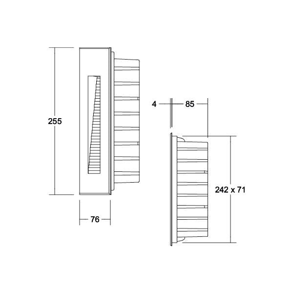 Brumberg Leuchten - Orientierungsleuchte LED-Wandeinbauleuchte 230V 60211183
