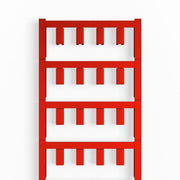 Weidmüller - Kabelmarkierungssystem Leitermarkierer VTSF4/12NEUTRALRT V0 12x5,7mm,rot − 192 Stück