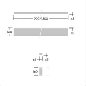 Thorn - Mechanisches Zubehör/Ersatzteile für Leuchten Leermodul PUNCH 3LRO #96635434