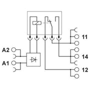Phoenix Contact - Schaltrelais Relaismodul PLC-RPT-120UC/21HC − 10 Stück