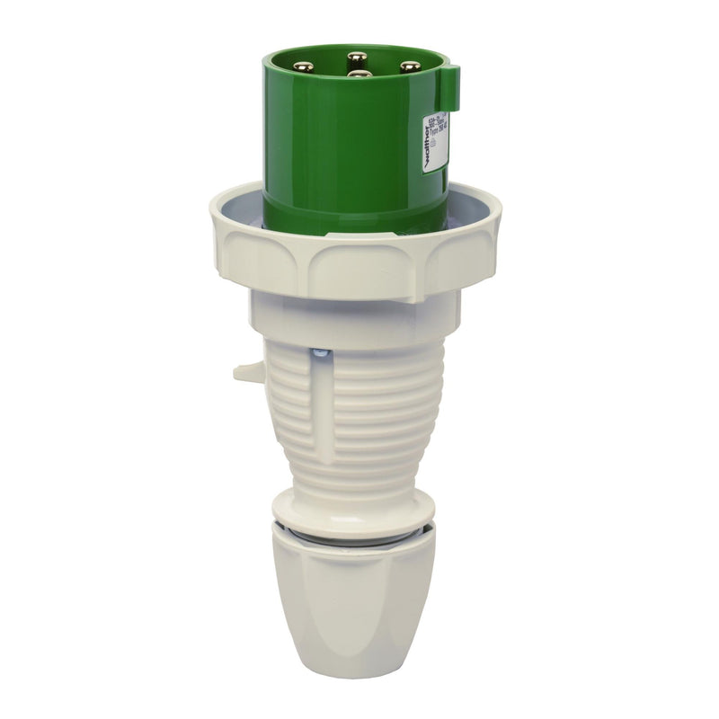 Walther Werke - CEE-Stecker (IEC 60309) Wasserdichter Stecker 268410 63A 4P 10h − 10 Stück