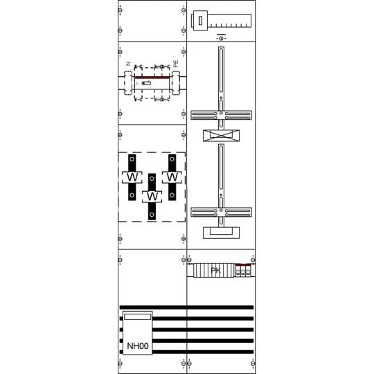 Striebel&John - Zählerfeld Mess-u.Wandlerfeld KA4266 komplett BH5 2FB