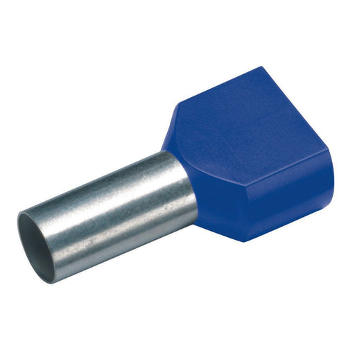 Cimco Werkzeuge - Aderendhülse 182484 iso. bl 2x16,0-14mm − 100 Stück