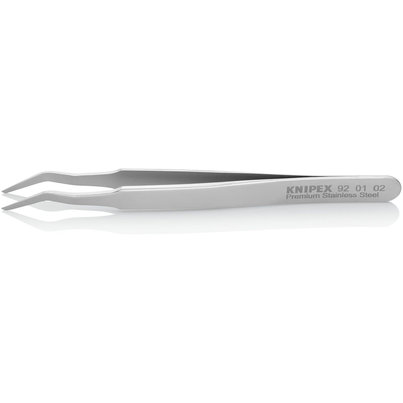 Knipex - Pinzette SMD-Präzisionspinzette 92 01 02 Glatt 120 mm − 1 Stück