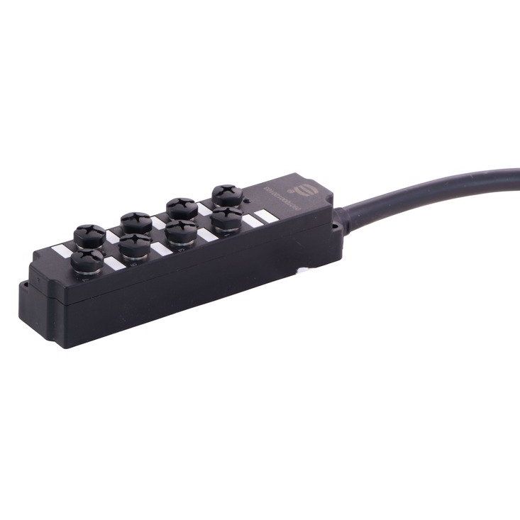 Harting - Passiver Sensor-/Aktor-Verteiler (mit Leitung) Verteilerboxen vormontier. 09070012010300 Stammleitung