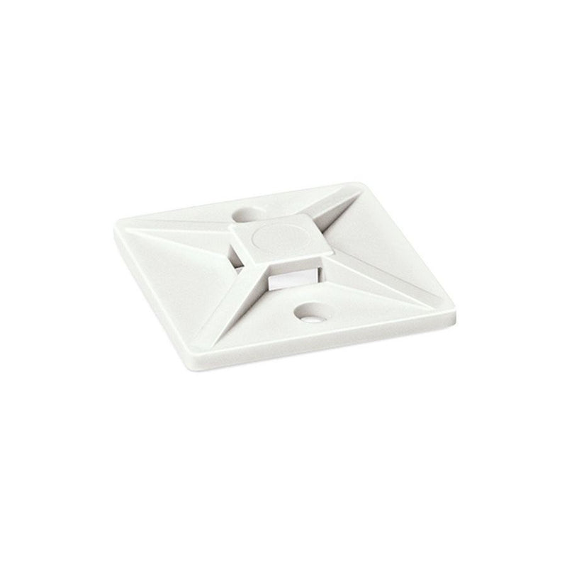 HellermannTyton - Befestigungssockel und -element für Kabelbinder Befestigungssockel MB3-N66-NA-C1 − 100 Stück