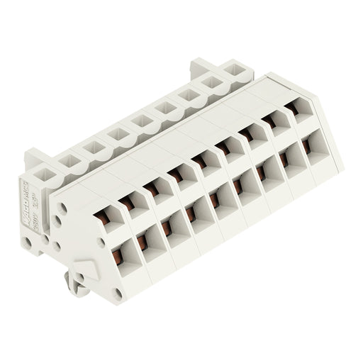 WAGO - Kabelsteckverbinder für Leiterplattensteckverbinder 1-Leiter Federleiste 721-309/008-000 CAGECLAMP 2,5mm²,lgr − 50 Stück
