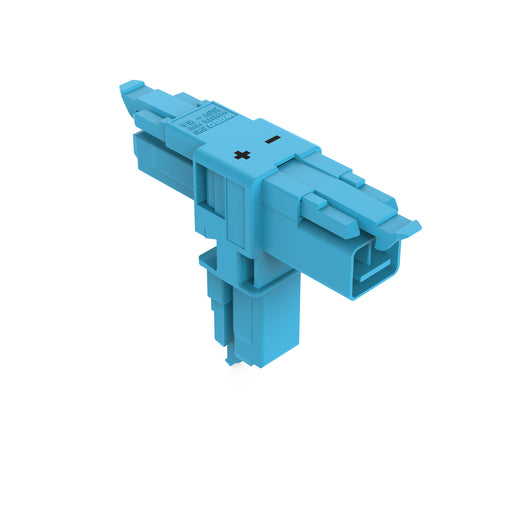 WAGO - Kompaktverteiler für steckbare Gebäudeinstallation T-Verteiler 2-polig 890-1620 Kod. I,blau − 25 Stück